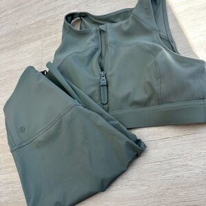 Lululemon Matching Green Set